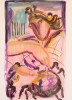 Aracne - acquerello su carta Arches - 101x70