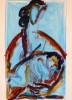 26 Madonna con bambino - acquerello su carta Arches - 101x70