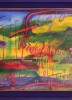 Tra cieli e giardini (Paesaggio), olio su tela, cm 100x80, 2012